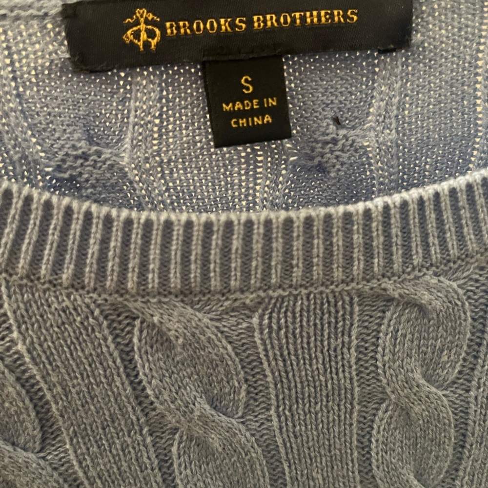 Blue brooks brothers sweater womens size small